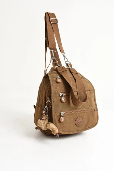 571 collections Ultra Hafif Kadın Sırt ve El Çantası Taba (Model: 571-5A) - Resim 5