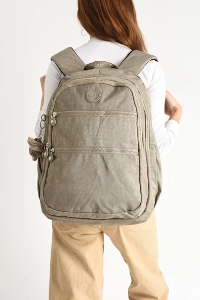 571 collections Ultra Hafif Çok Cepli Su Geçirmez Sırt Çantası Vizon (Model: 571-2G) - Resim 2