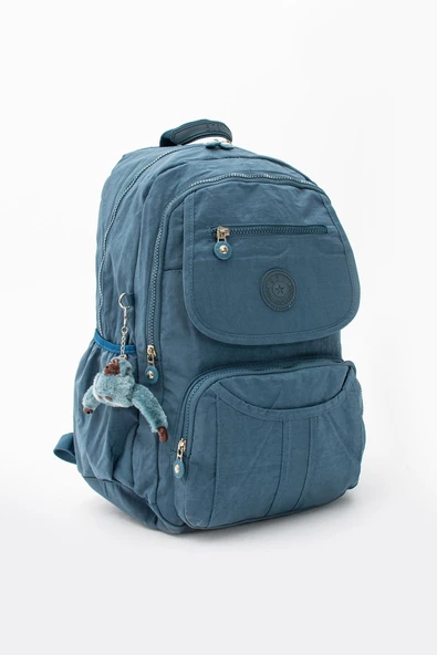 571 collections Ultra Hafif Çok Cepli Su Geçirmez Sırt Çantası Unisex Mavi (Model: 571-2E) - Resim 5