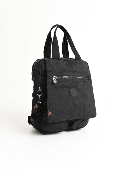 571 collections İki Fonksiyonlu Sırt ve El Çantası Ultra Hafi Siyah (Model:571-5H) - Resim 5