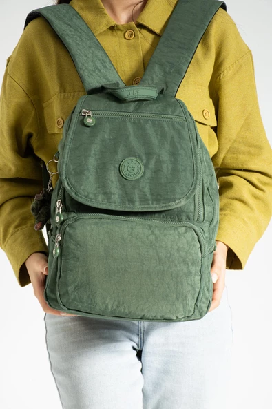 571 collections Orta Boy Hafif Sırt Çantası Yeşil (Model: 571-3F) - Resim 3