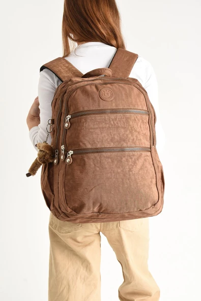 571 collections Ultra Hafif Çok Cepli Su Geçirmez Sırt Çantası Taba (Model: 571-2G) - Resim 2