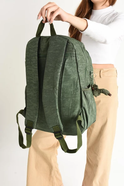 Ultra Hafif Çok Cepli Su Geçirmez Sırt Çantası Unisex Yeşil (Model: 571-2G) - 3