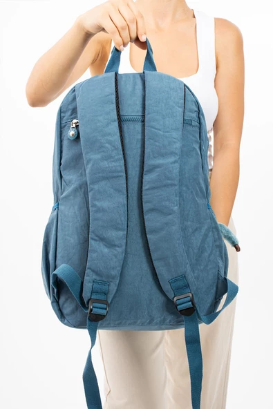 571 collections Ultra Hafif Çok Cepli Su Geçirmez Sırt Çantası Unisex Mavi (Model: 571-2E) - Resim 3