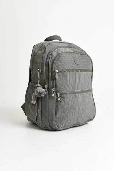 571 collections Ultra Hafif Çok Cepli Su Geçirmez Sırt Çantası Unisex Gri (Model: 571-2G) - Resim 5