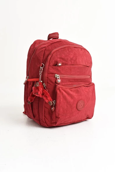 571 collections Ultra Hafif Orta Boy Sırt Çantası  Çok Cepli Unisex Kırmızı (Model: 571-4B) - Resim 5