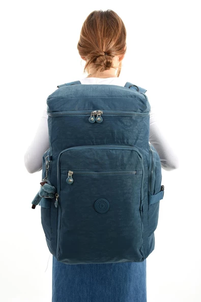 Büyük Boy Ultra Hafif Çok Bölmeli Dağcı Çantası Mavi (Model: 571-7D) - 2