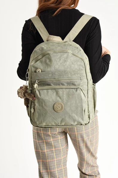 571 collections Ultra Hafif Orta Boy Sırt Çantası  Çok Cepli Vizon (Model: 571-4B) - Resim 2