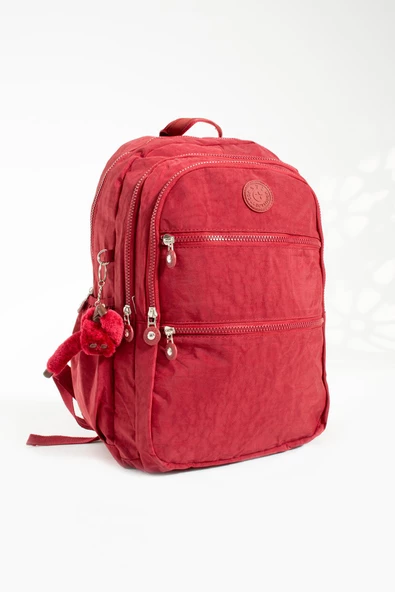 571 collections Ultra Hafif Çok Cepli Su Geçirmez Sırt Çantası Unisex Kırmzı (Model: 571-2G) - Resim 6