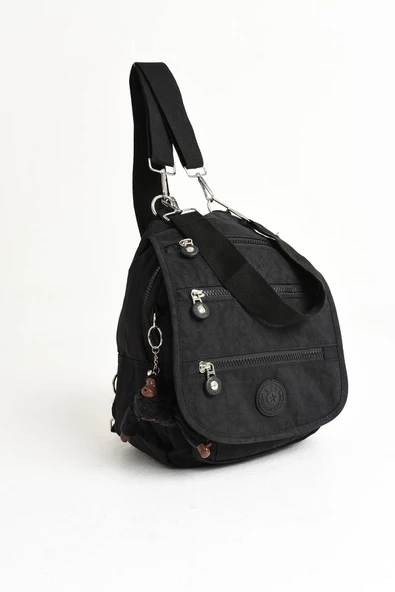 571 collections Ultra Hafif Kadın Sırt ve El Çantası Siyah (Model: 571-5A) - Resim 5