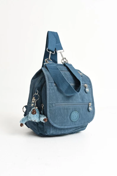 571 collections Ultra Hafif Kadın Sırt ve El Çantası Mavi (Model: 571-5A) - Resim 5