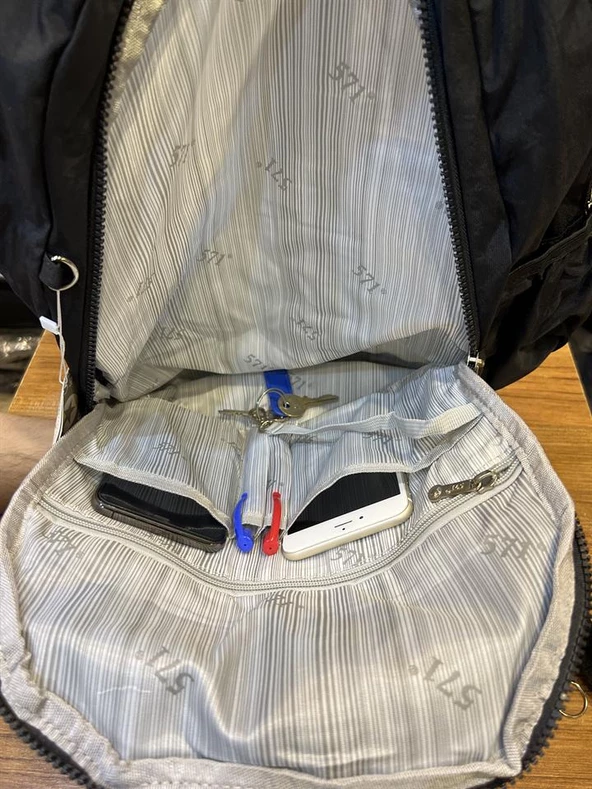 571 collections Çapraz Askılı Ultra Hafif Çok Cepli Omuz Çantası Taba (Model: 571-6F) - 5