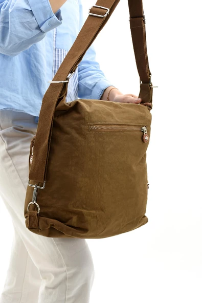 571 collections Ultra Hafif Hem Sırt Hem Omuz Kadın Çantası Taba(Model: 571-5B) - Resim 3