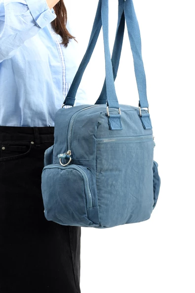 571 collections Ultra Hafif Su Geçirmez Çok Cepli Omuz Çantası Mavi (Model: 571-5E) - Resim 3