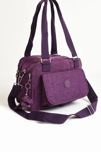 571 collections Ultra Hafif Su Geçirmez Çok Cepli Omuz Çantası Mor (Model: 571-5C) - Resim 5