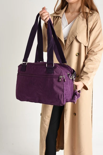 571 collections Ultra Hafif Su Geçirmez Çok Cepli Omuz Çantası Mor (Model: 571-5C) - Resim 3