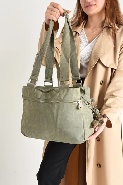 571 collections Ultra Hafif Su Geçirmez Çok Cepli Omuz Çantası Vizon (Model: 571-5F) - Resim 3