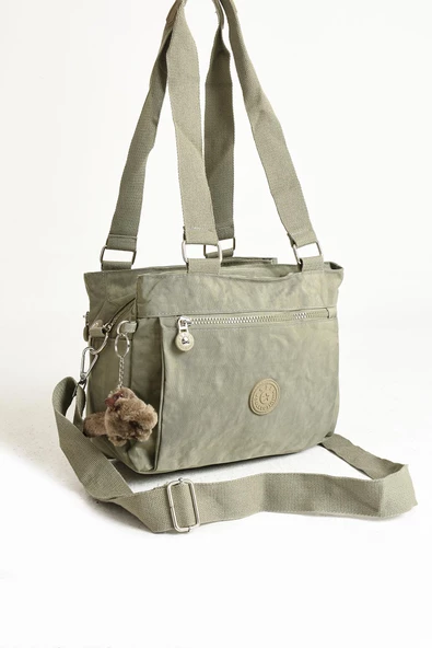 571 collections Ultra Hafif Su Geçirmez Çok Cepli Omuz Çantası Vizon (Model: 571-5F) - Resim 5