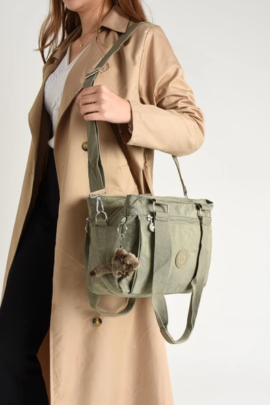 571 collections Ultra Hafif Su Geçirmez Çok Cepli Omuz Çantası Vizon (Model: 571-5F) ürün görseli 1