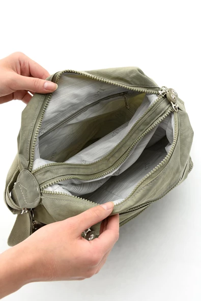 571 collections Ultra Hafif Hem Sırt Hem Omuz Kadın Çantası Vizon (Model: 571-5B) - Resim 4