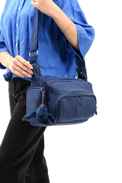 571 collections Çapraz Askılı Ultra Hafif Çok Cepli Bayan Omuz Çantası Laci (Model: 571-6G) - 5