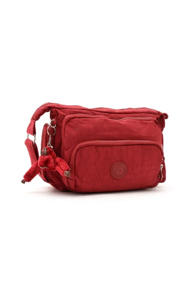 571 collections Çapraz Askılı Ultra Hafif Çok Cepli Bayan Omuz Çantası Kırmzı (Model: 571-6G) - Resim 5