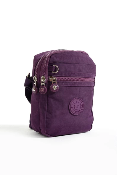 571 collections Çapraz Ayarlanabilir Telefon Bölmeli Omuz Çantası ( Telefonluk ) Mor (Model: 571-12-10A) - Resim 5