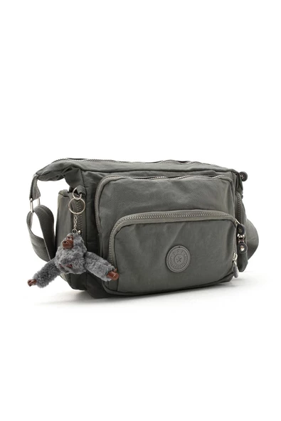 571 collections Çapraz Askılı Ultra Hafif Çok Cepli Bayan Omuz Çantası Gri (Model: 571-6G) - Resim 5