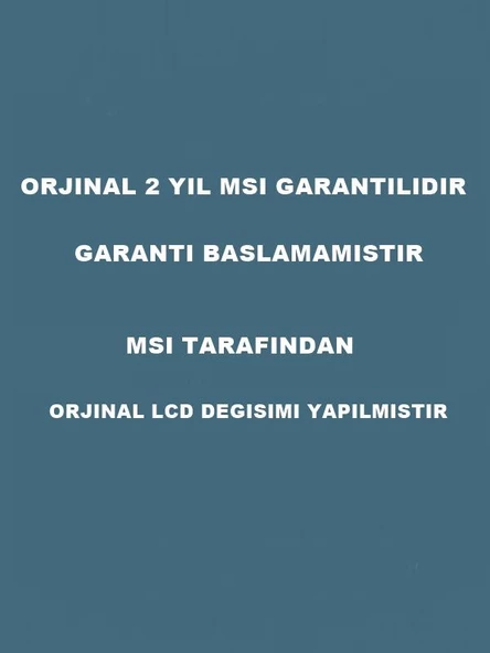 MSI NB KATANA 17 B12VFK-1031XTR I5-12450H 16GB DDR5 RTX4060 GDDR6 8GB 512GB SSD 17.3 FHD 144Hz DOS - Resim 2