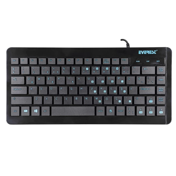 EVEREST KB-410 USB Q TR MİNİ KLAVYE - 2