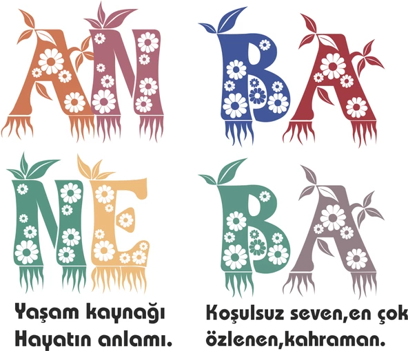 Organik %100 Pamuk Anne Baba Baskılı 2'li Bebek Body Set Beyaz Çıtçıtlı Badi Zıbın Ikili ZBN020 - 2
