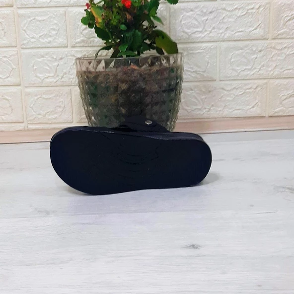 Fiyra Kajma Siyah renk Erkek Çocuk Günlük Terlik - 7