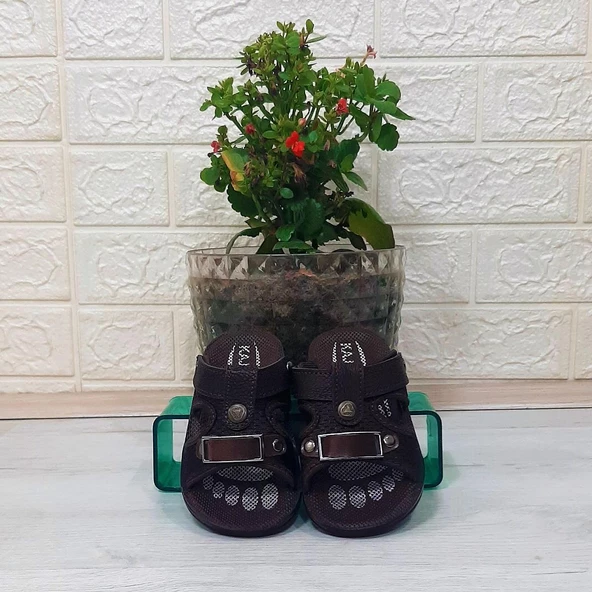 Fiyra Kajma Siyah renk Erkek Çocuk Günlük Terlik - 2