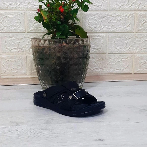Fiyra Kajma Siyah renk Erkek Çocuk Günlük Terlik - 4