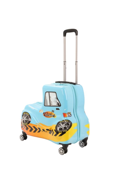 V368 ABS ÇOCUK VALİZ-MAVİ - 3