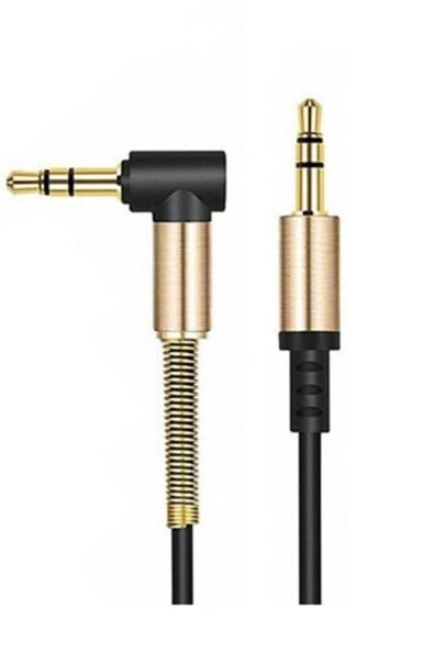 Lityum Teknoloji 3.5mm Jack Dirsek Erkek, 3.5mm Jack Erkek Stereo Kulaklık Aux Ses Uzatma Kablosu 1 m