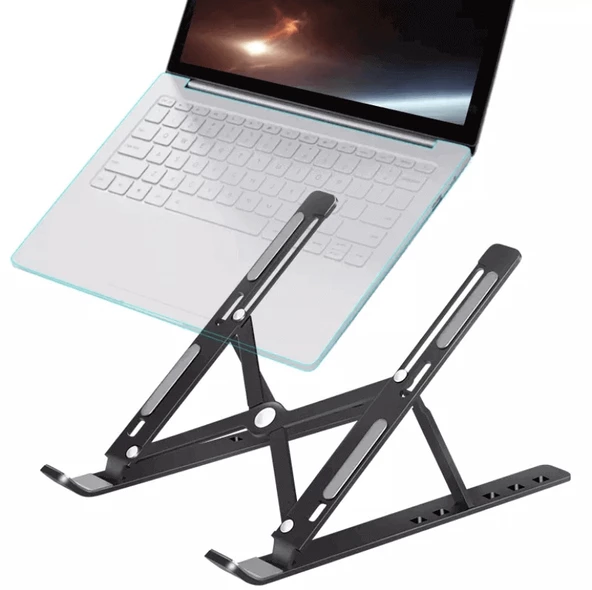 Yükseklik Ayarlı Katlanabilir Laptop Tablet Standı