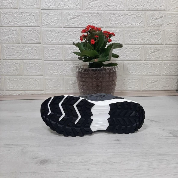 M.P. 1642 Füme Memoryfoam Kaydırmaz Rahat Spor Ayakkabı - 12