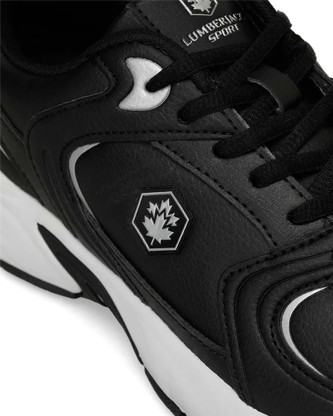 Lumberjack Pol Pu 4Pr Erkek Siyah Sneaker Ayakkabı - 7