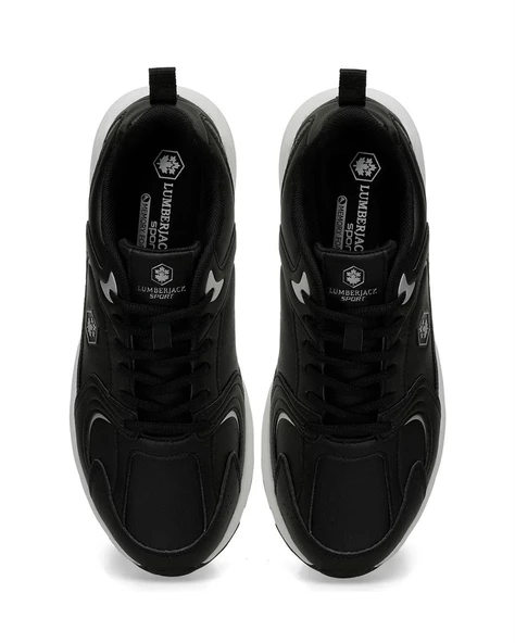 Lumberjack Pol Pu 4Pr Erkek Siyah Sneaker Ayakkabı - 6