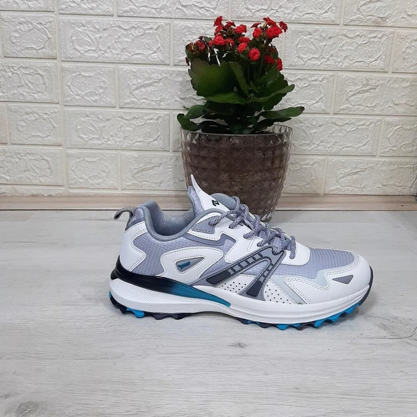 JUMP 29725 Beyaz Gri Anatomik İç Taban Erkek Spor Ayakkabı - 9