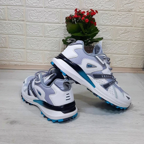 JUMP 29725 Beyaz Gri Anatomik İç Taban Erkek Spor Ayakkabı - 7