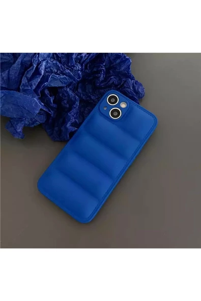 Iphone 13 Uyumlu Şişme Kılıf Puffer Case Tam Koruma - 4