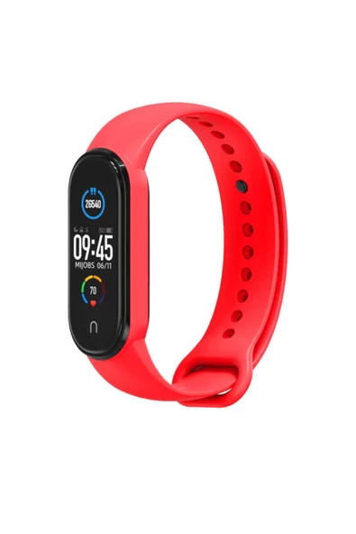 Xiaomi Mi Band 5 Kordon Akıllı Bileklik Kordonu Beyaz Kordon - 7