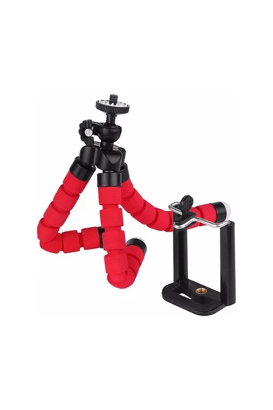 Süngerli Ahtapot Tripod Telefon Tutucu Mavi 27 cm - 6