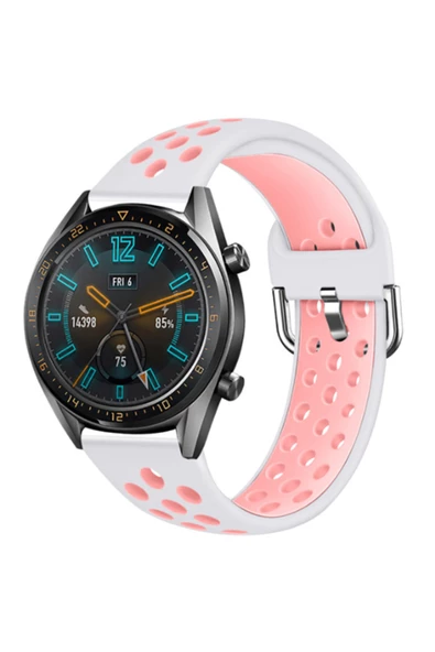 Watch Gt2 Uyumlu Pastel Renkli Silikon Kordon 46mm Krd-10 - 8