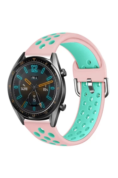 Watch Gt2 Uyumlu Pastel Renkli Silikon Kordon 46mm Krd-10 - 5