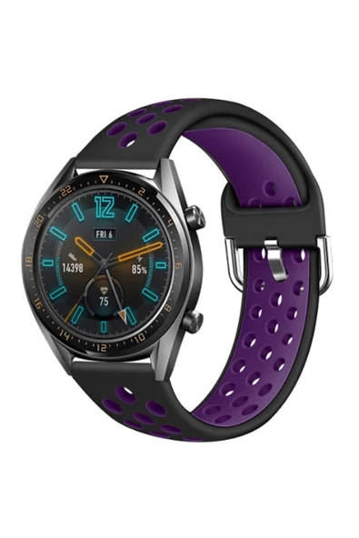 Watch Gt2 Uyumlu Pastel Renkli Silikon Kordon 46mm Krd-10 - 6