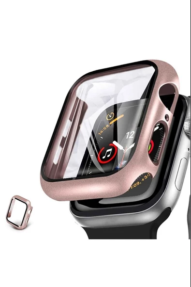 Apple Watch 44 Mm 360 Derece Koruyucu Kılıf Siyah - 2