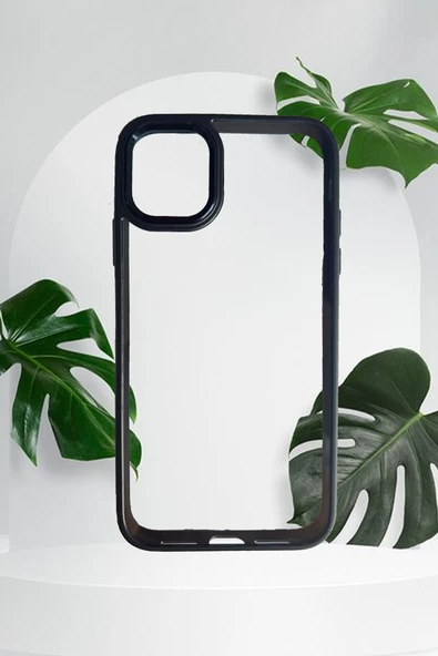 Iphone 13 Pro Max Uyumlu Kristal Bold Serisi Darbeye Dayanıklı Metal Lens Koruma Özel Lüks Kılıf - 6